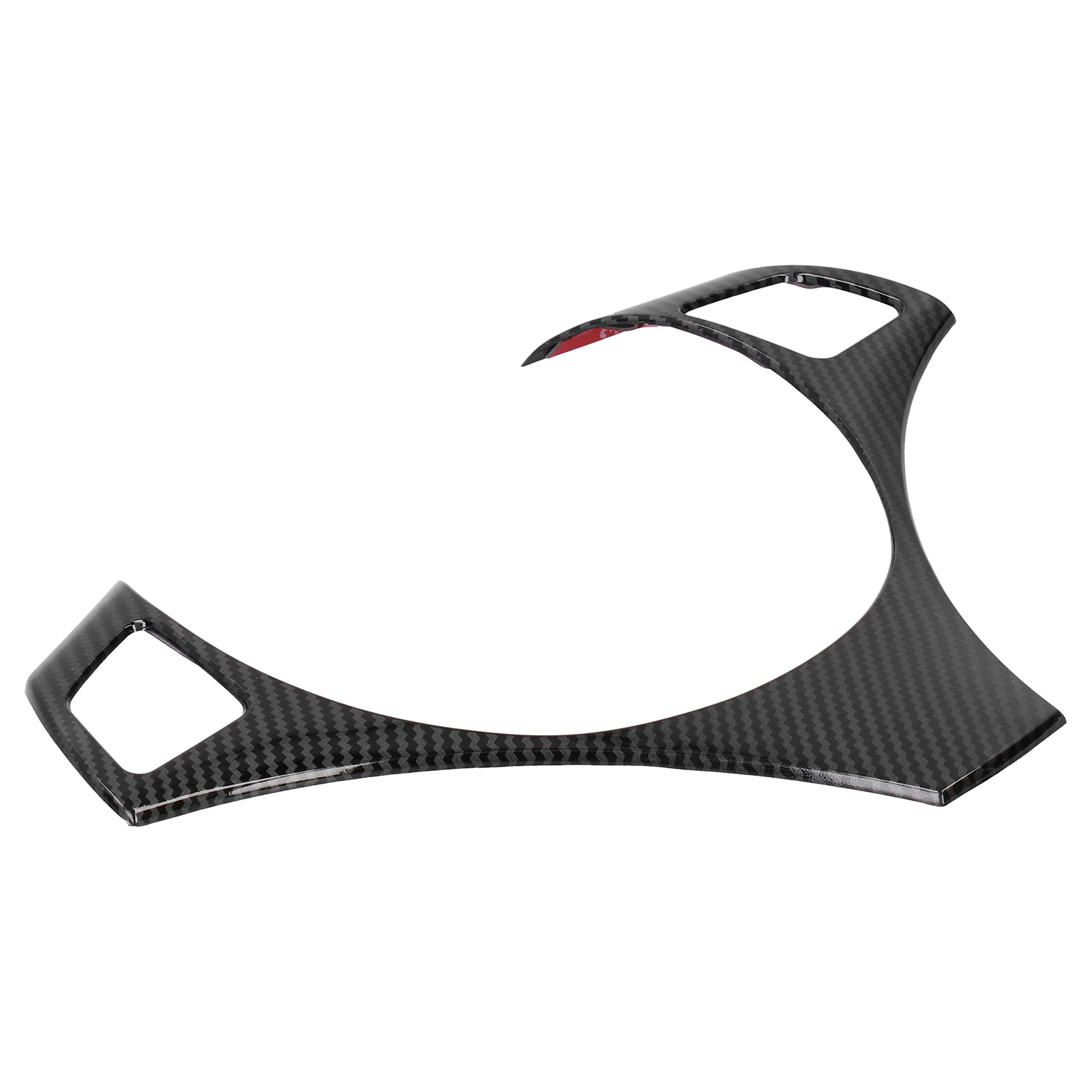 Lenkradknopf-zierleiste Für Den Fahrzeuginnenraum, Passend Für Bmw 3er E90 (2006–2012), Carbonfaser-optik, Glänzend Schwarz