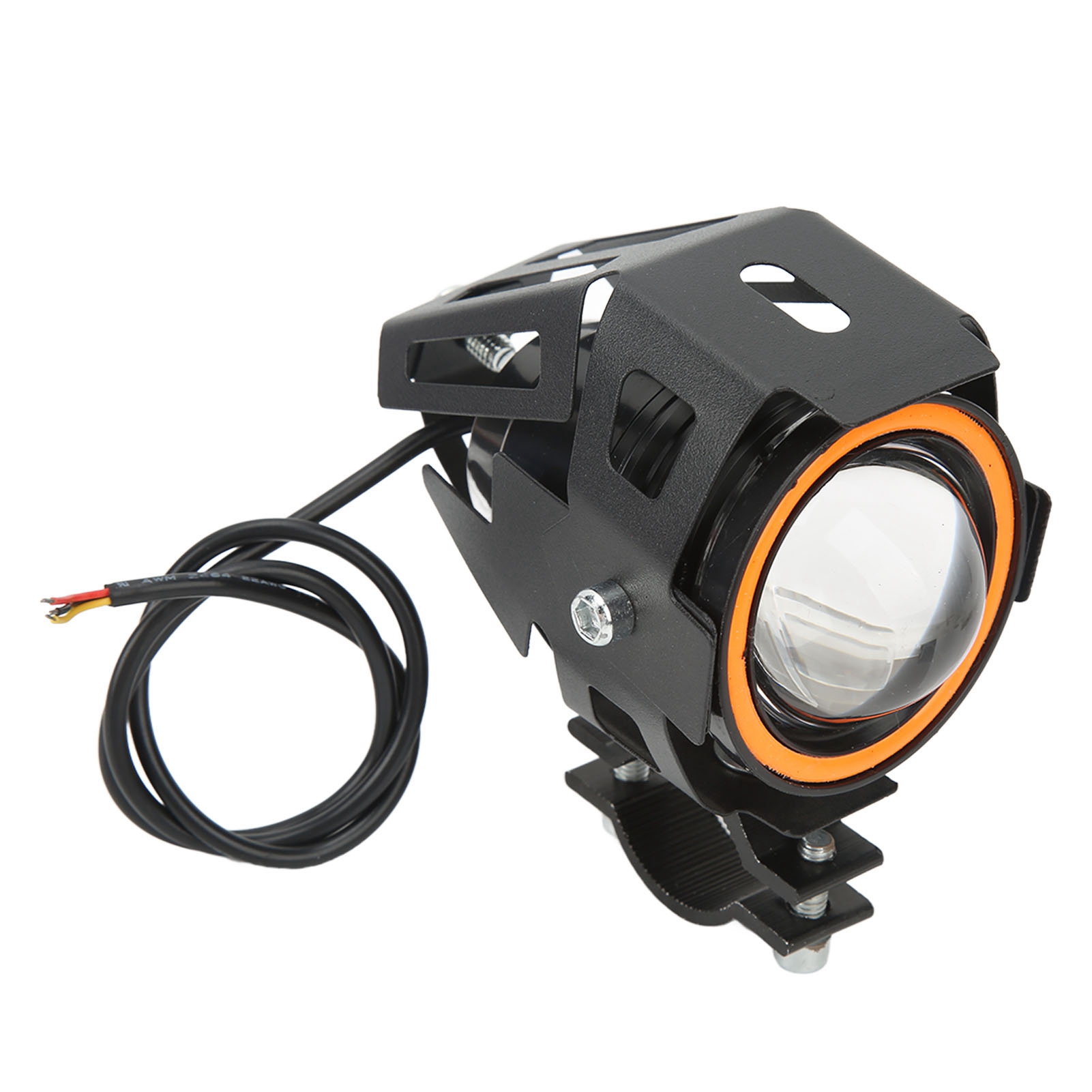 Projecteur Led 30 W Pour Moto Avec Feux De Route Et De Croisement Angel Eye, Étanche Ip68, 12-60 V, Universel, Lumière Rouge
