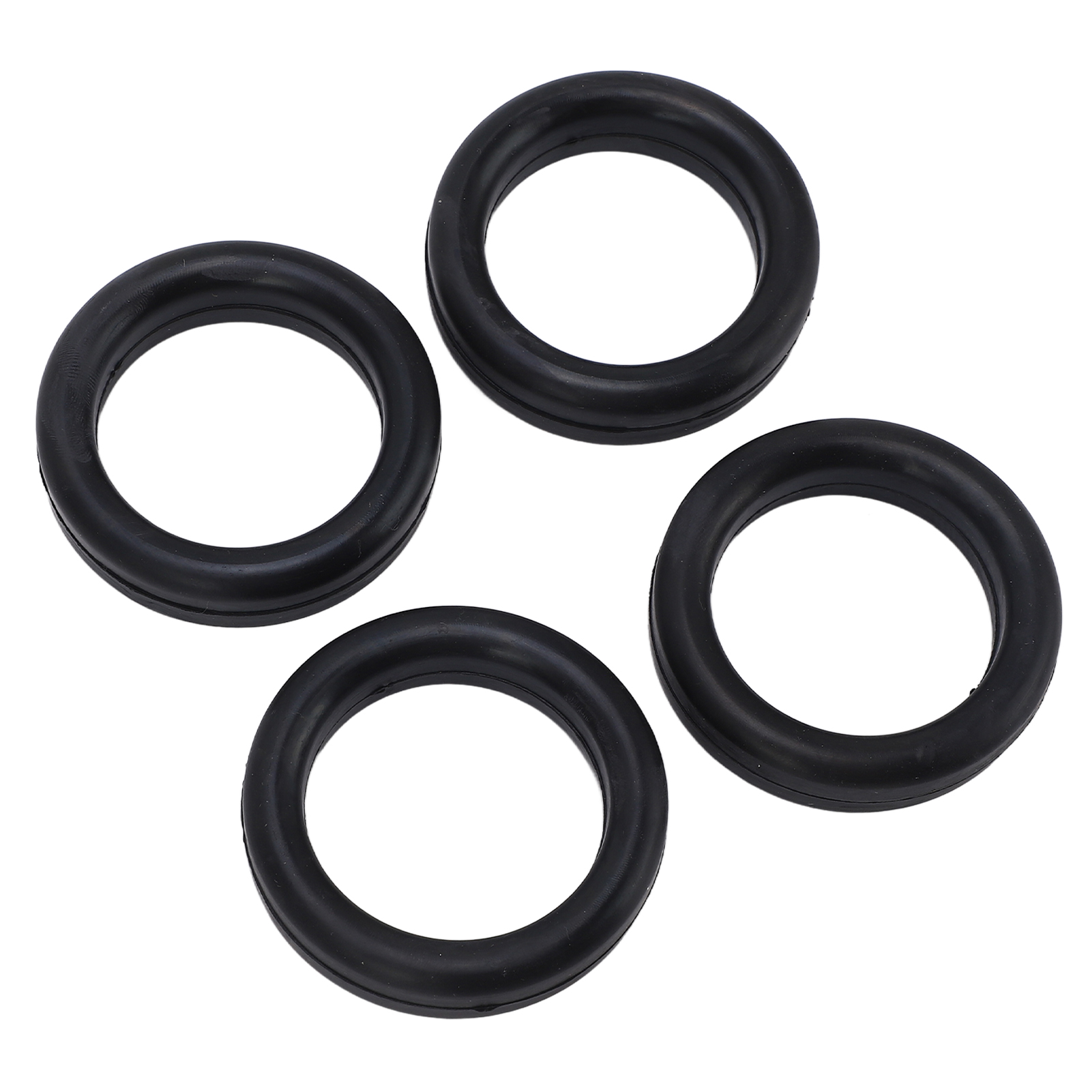 4 Stück 2-zoll-o-ring Br554 Auspuffhalterung Schwarz Geräuschdämpfung Langlebiger Auspuffhalterungs-o-ring Für Fahrzeuge