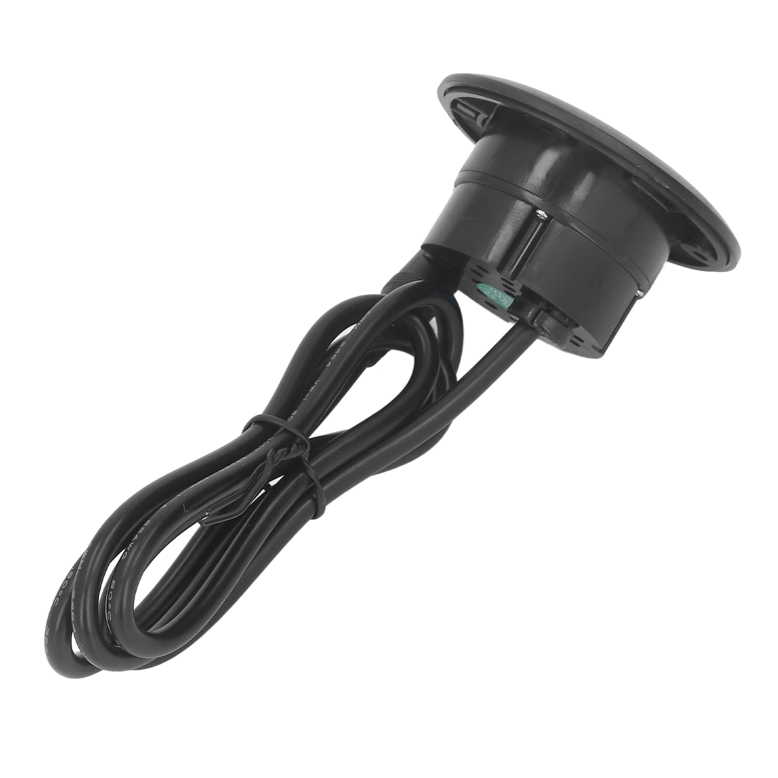 Qc3.0 30w Schwarzes, Rundes Einbau-wandladegerät Für Zuhause, Schnellladestation Für Smartphones, 12–30v Kompatibel