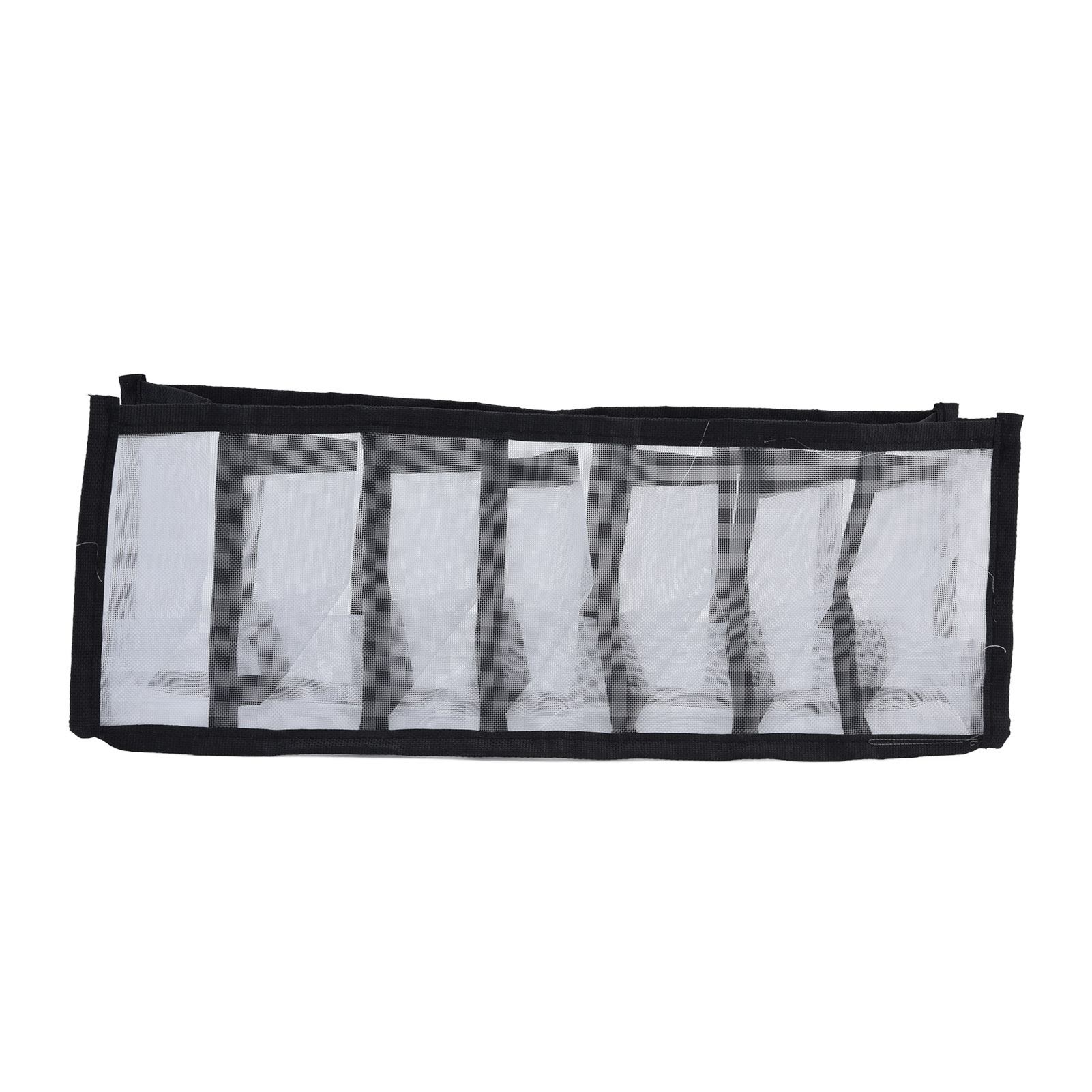 Set Mit 7 Schwarzen, Faltbaren Netzboxen Für Bhs, Socken Und Unterwäsche, Schubladenorganizer Mit Trennfächern Für Wäsche