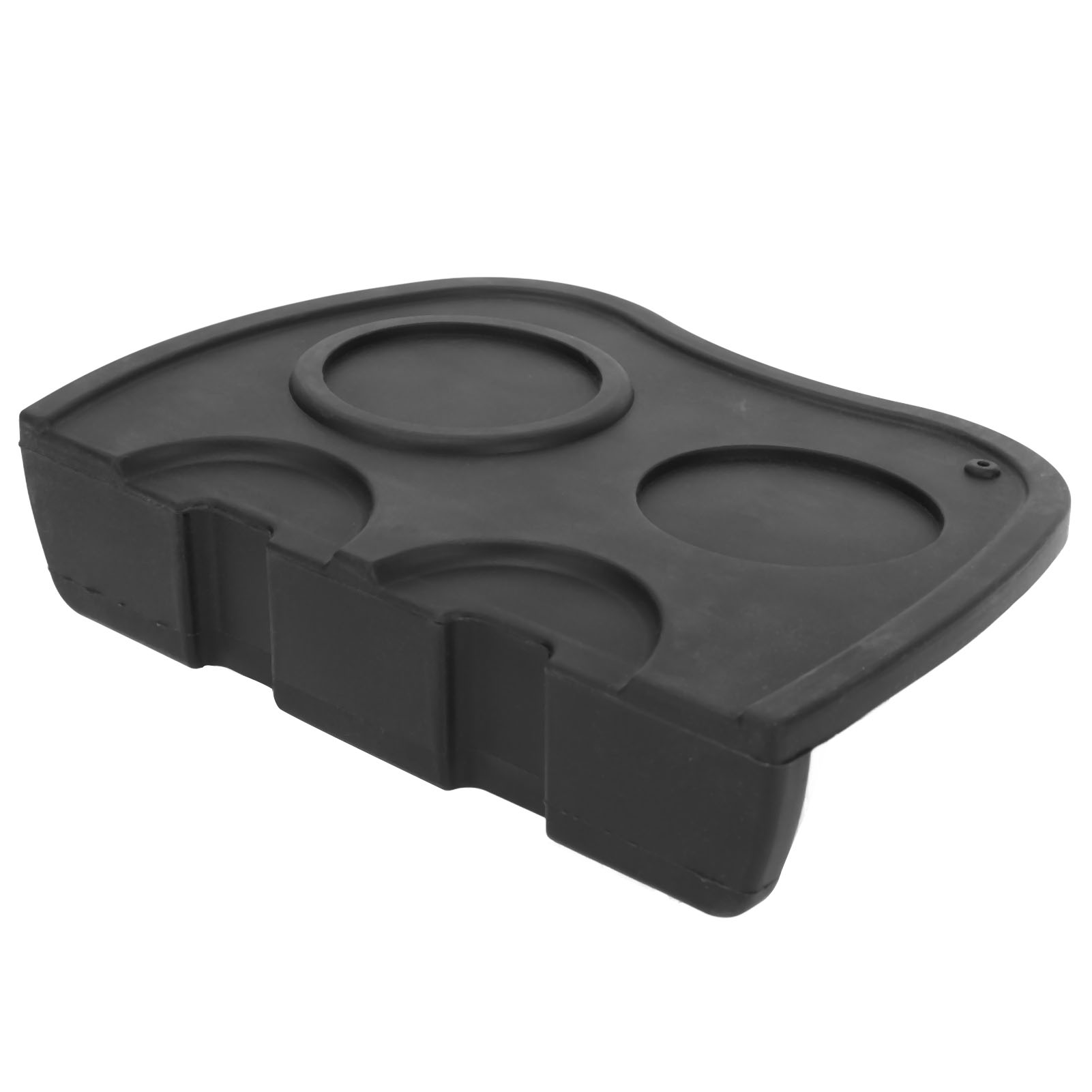 Tampermatte, Kaffeepresse, Tamperkeil, Tamperstütze, Schwarz Und Braun, Doppelter Schwarzer Kopf