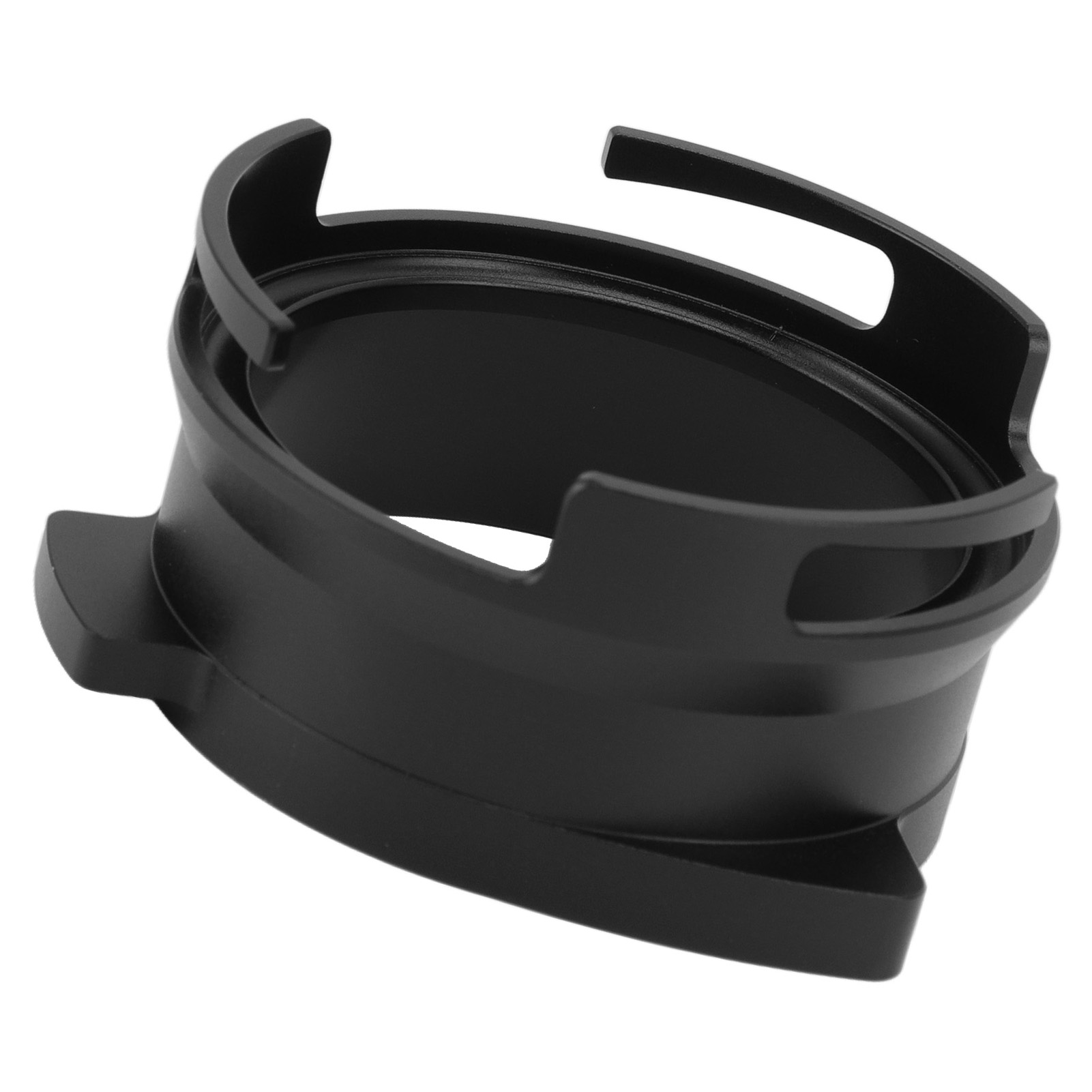 54-mm-filterhalter Für Breville 8er-serie, Schwarzer, Drehbarer Dosierring Aus Aluminium Mit Antidispersionswirkung, Kaffeepulveradapter