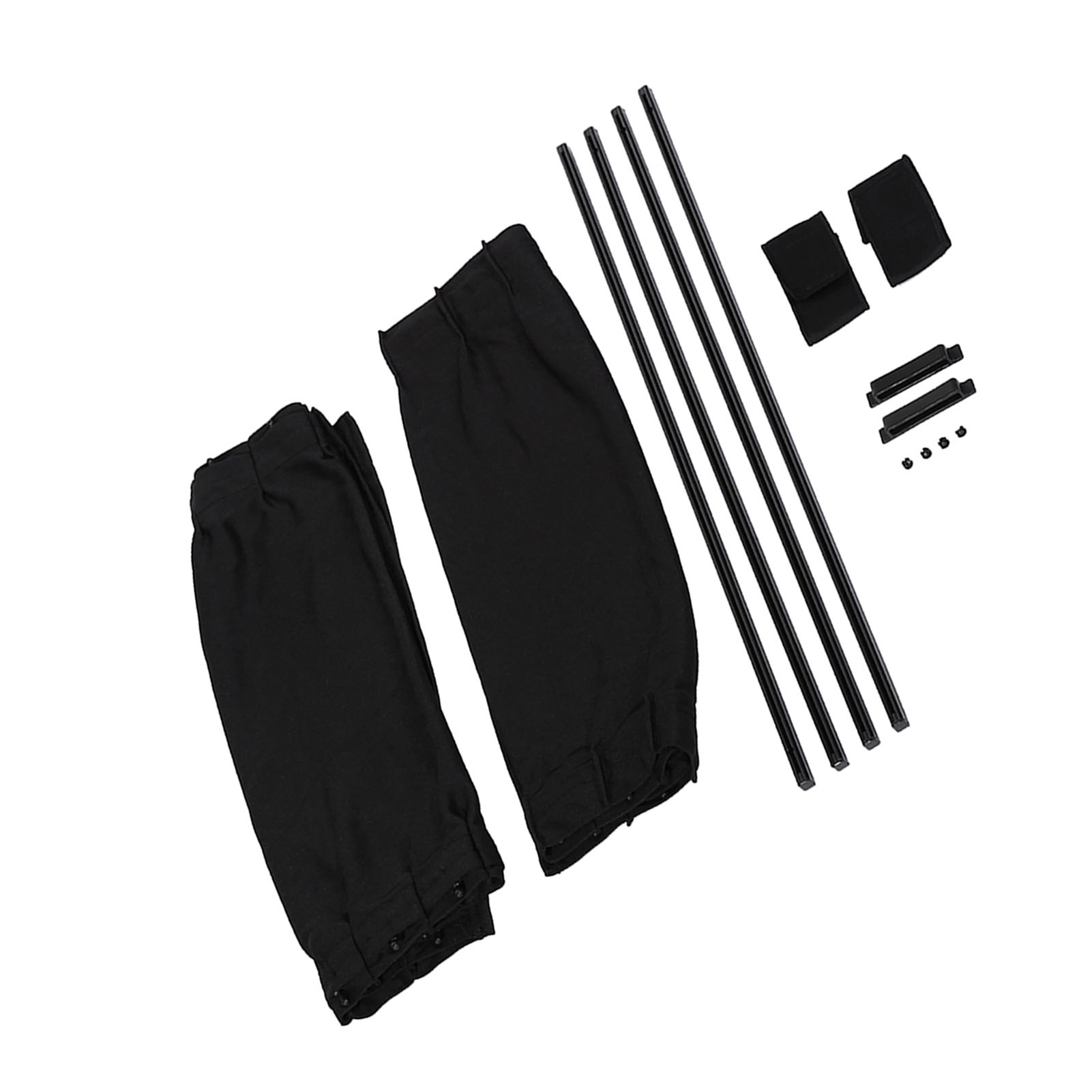 X 50er Auto-sonnenschutz, Verstellbarer Fenstervorhang, Sonnenschutzblende, Visier, Voile, Schwarz