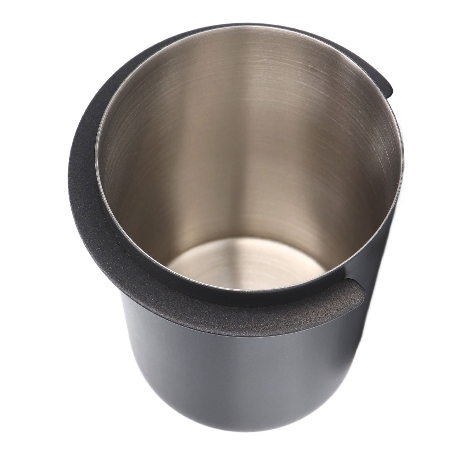Universeller 58-mm-filterhalter Für Espressomaschinen, Messbecher Aus Schwarzem Edelstahl, Aromabecher
