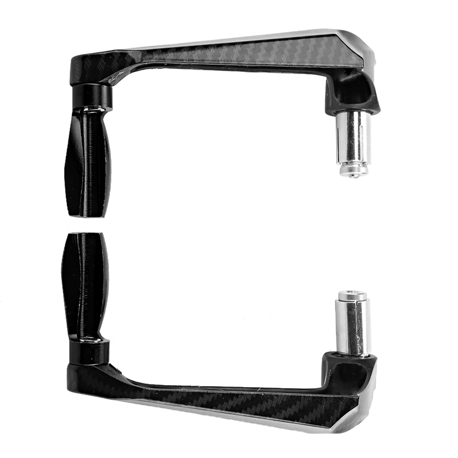 Universeller 8-zoll-motorradlenker Aus Aluminiumlegierung, Schwarzer Bremsschutz