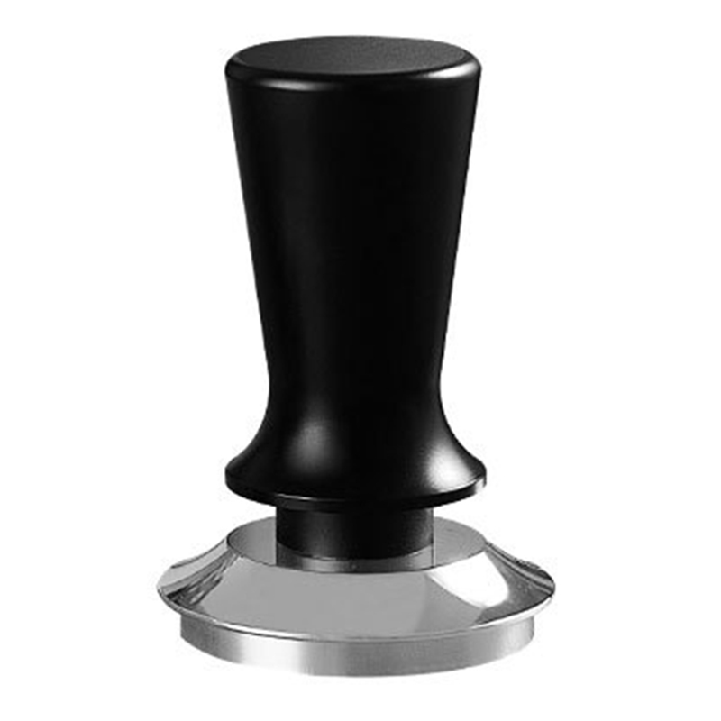 Kaffeestößel Aus Edelstahl Mit Elastischer Feder, Konstantdruckfeder, 2. Generation, Schwarz, 58 Mm / 2,3 Zoll