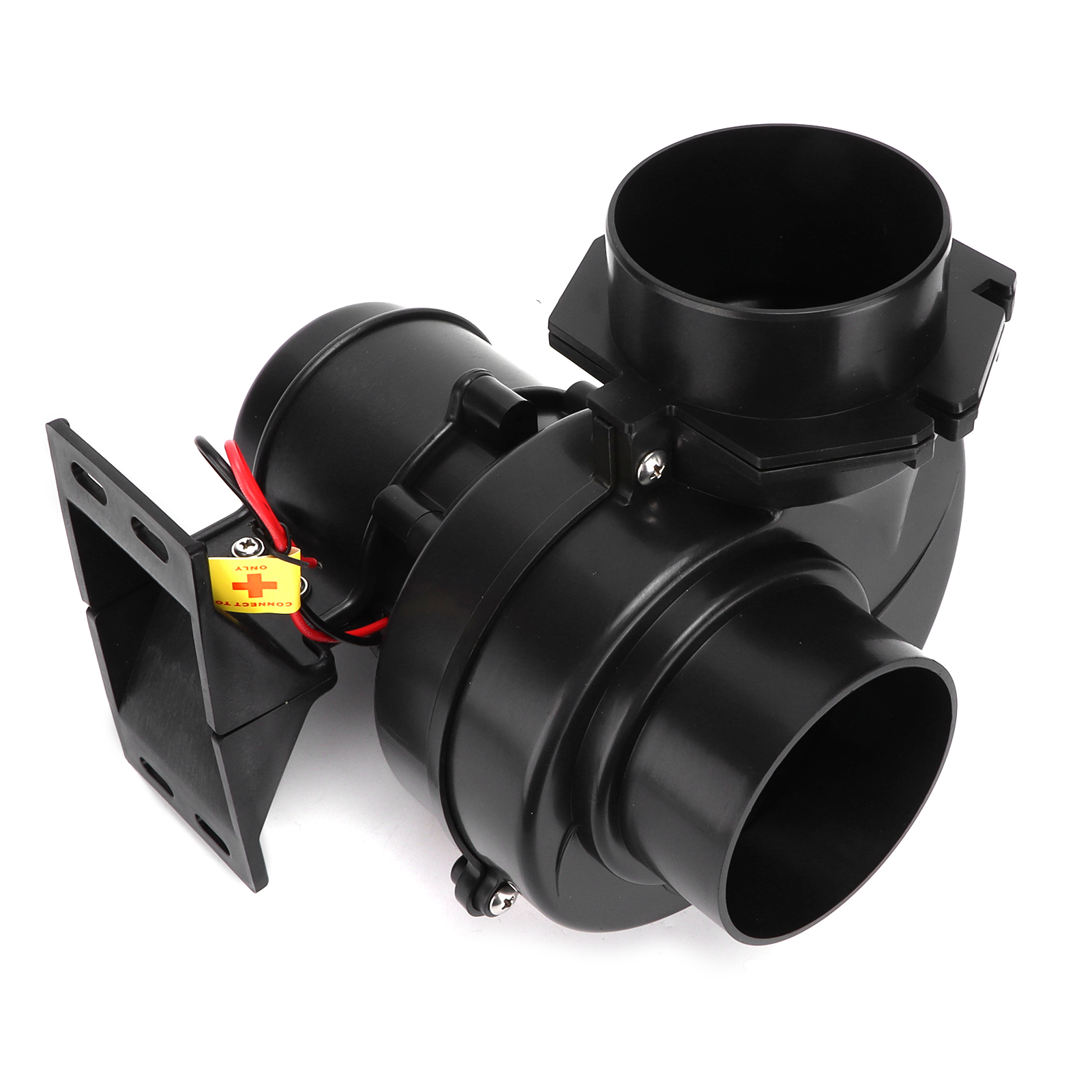 12v Dc 130cfm Schwarzer Abs-korrosionsbeständiger Luftgebläse Für Boote, Schiffe, Busse, Verkleidungsbelüftung