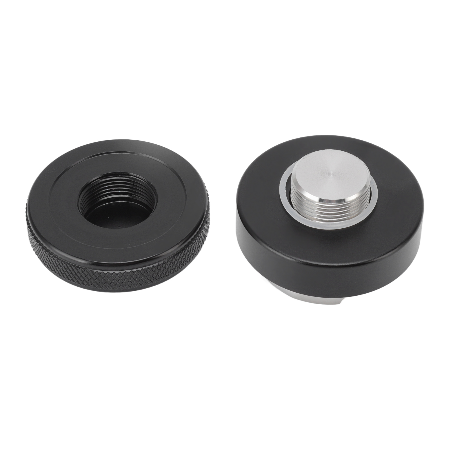 53-mm-kaffeetamper, Schwarz, Kaffeespender Und -presse Aus Edelstahl, Espresso-tamper