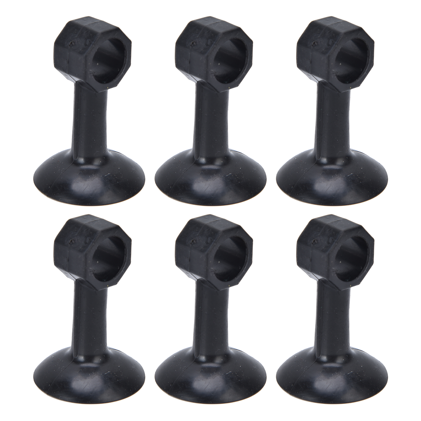 Packung Mit 10 Waschmaschinentürstützen, Hält Trocken Und Frisch, Fördert Die Luftzirkulation, Verhindert Gerüche, Türkeile, Runder Türstopper, Schwarz.