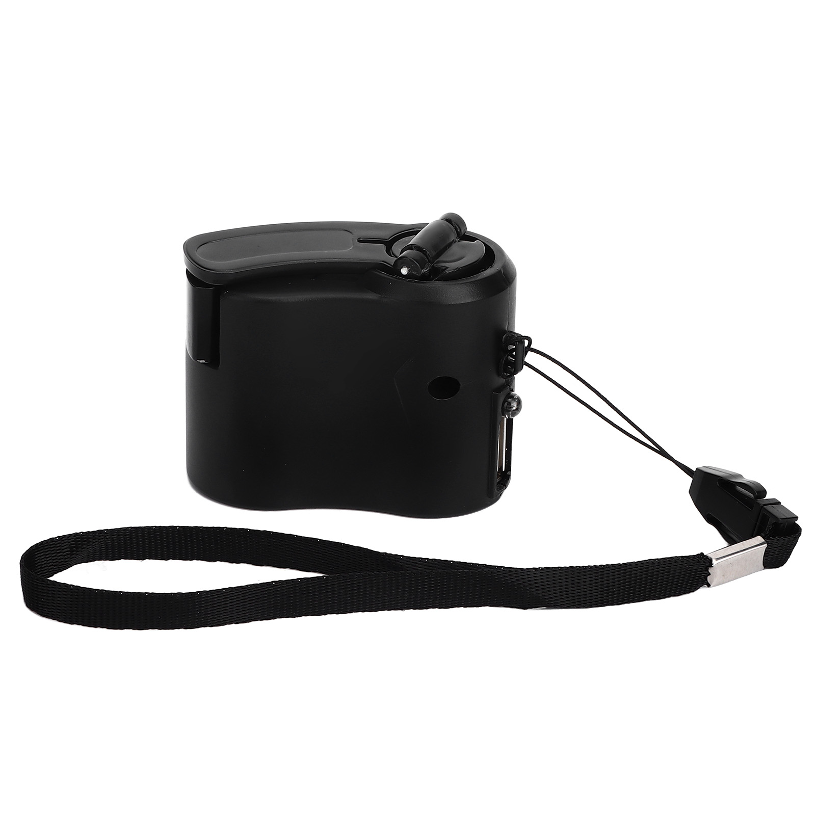 Handkurbel-usb-notladegerät Mit Videofunktion, Kompatibel Mit Handy, Tablet, Pc, Mp3-player, Radio, Schwarz, Ideal Für Reisen Im Freien.