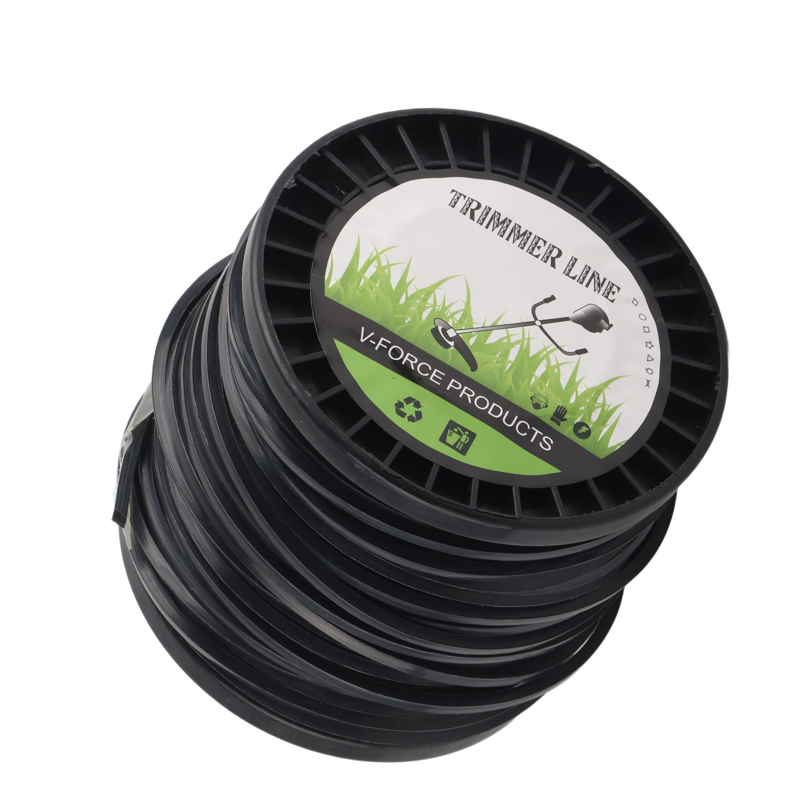 Für Husqvarna Freischneider, 3,3 Mm Vierkant-trimmerfaden, Schwarze Spule (3,3 Mm Vierkantmodell), 50 Meter