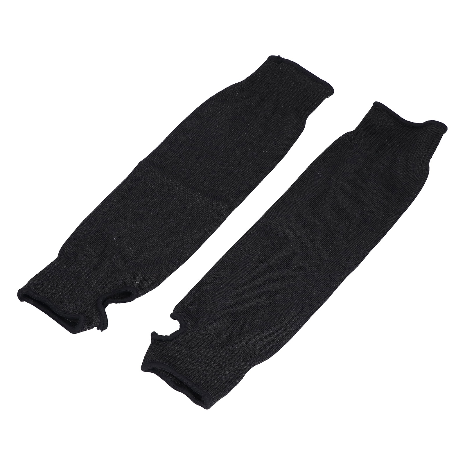 Schnittfeste Ärmel Der Stufe 5, Verstärkter Aufprallschutz, Hochleistungs-polyethylen, Schwarze Farbe, 45 Cm Länge, Bequeme Passform.