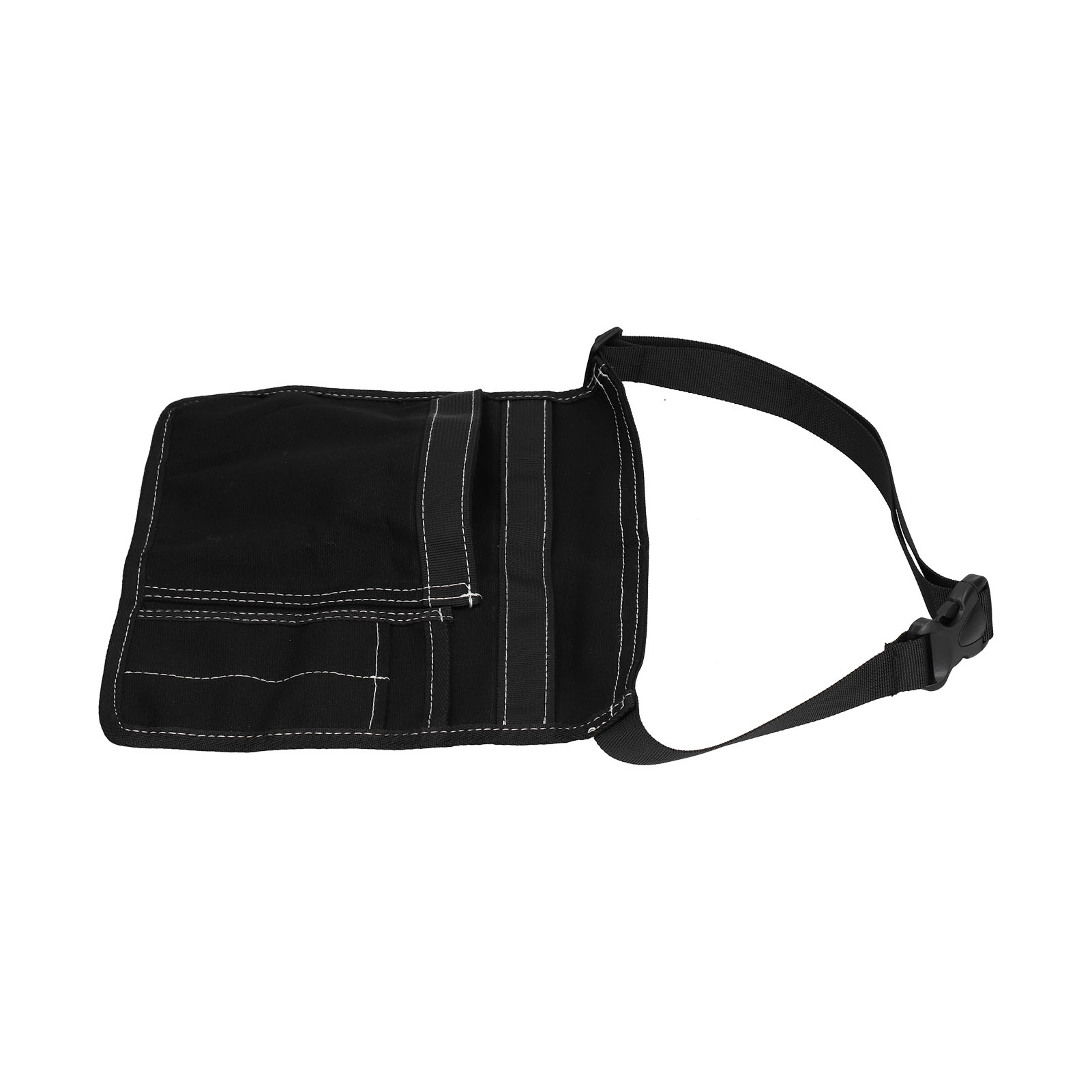 Leichte Gürteltasche Aus Canvas Für Outdoor-aktivitäten, Mehrere Fächer, Werkzeuggürtel Für Elektriker, Aufbewahrungstasche Für Gartengeräte, Schwarz