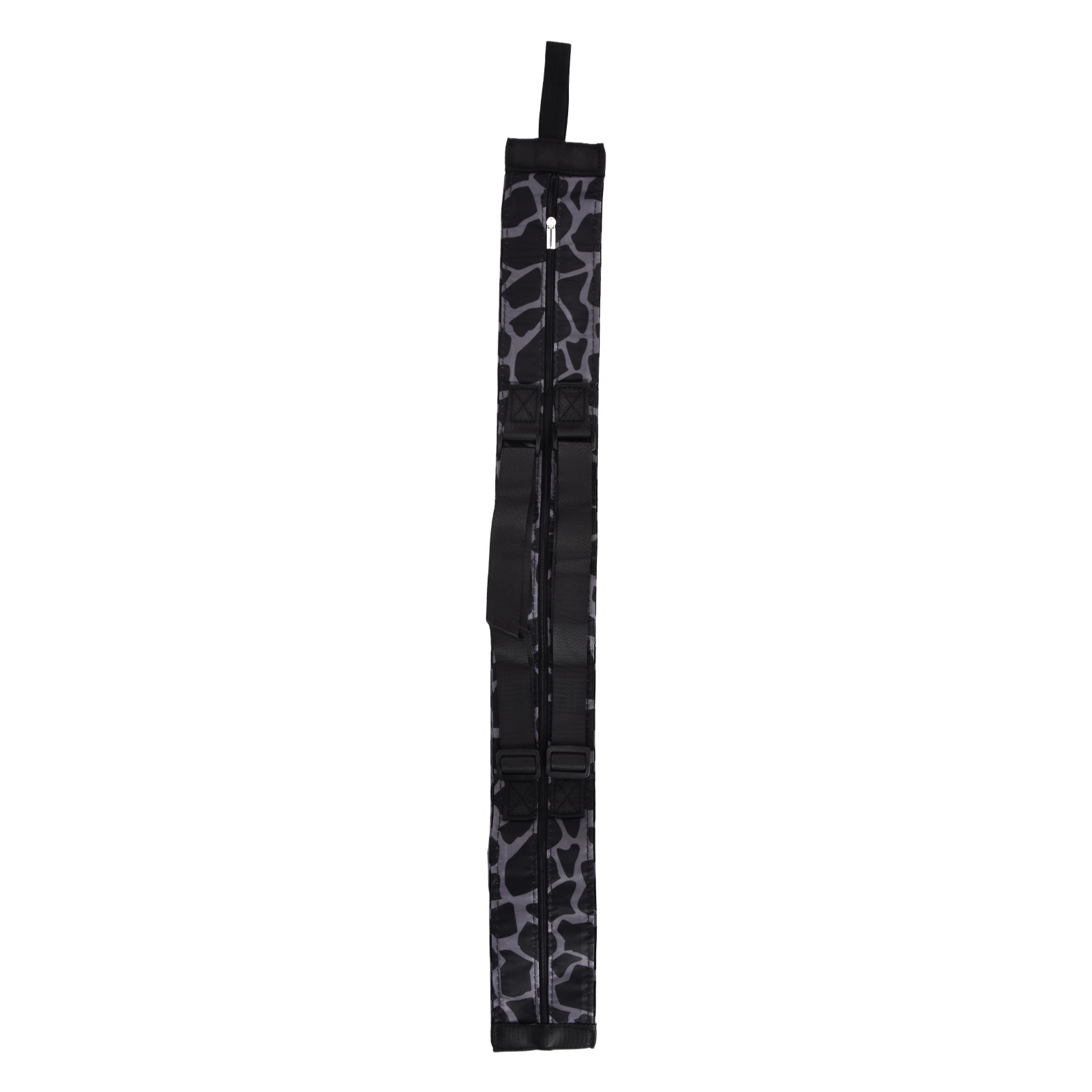 Faltbare Reisetasche Aus Polyester, Großes Fach Mit Seitenfalten, Wasserdicht, Schultergurt, Schwarzer Pantherprint, Faltbare Einkaufstasche