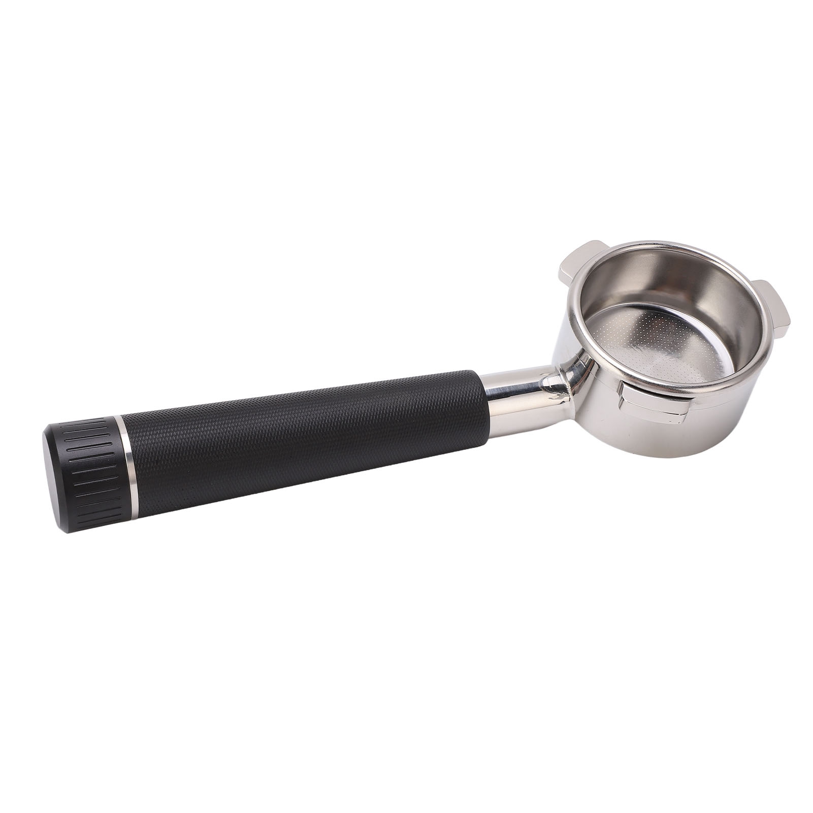 Schwarzer, Bodenloser Filterhalter Für Breville Series 8 Kaffeemaschinen, 54 Mm Durchmesser, Drei Befestigungsnasen, Espressokompatibel
