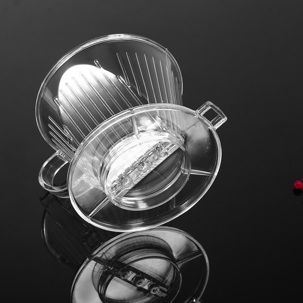 Transparente, Wiederverwendbare Kaffeefilter, Kegelförmiger, Tragbarer Kaffeefilter Zur Aromagewinnung