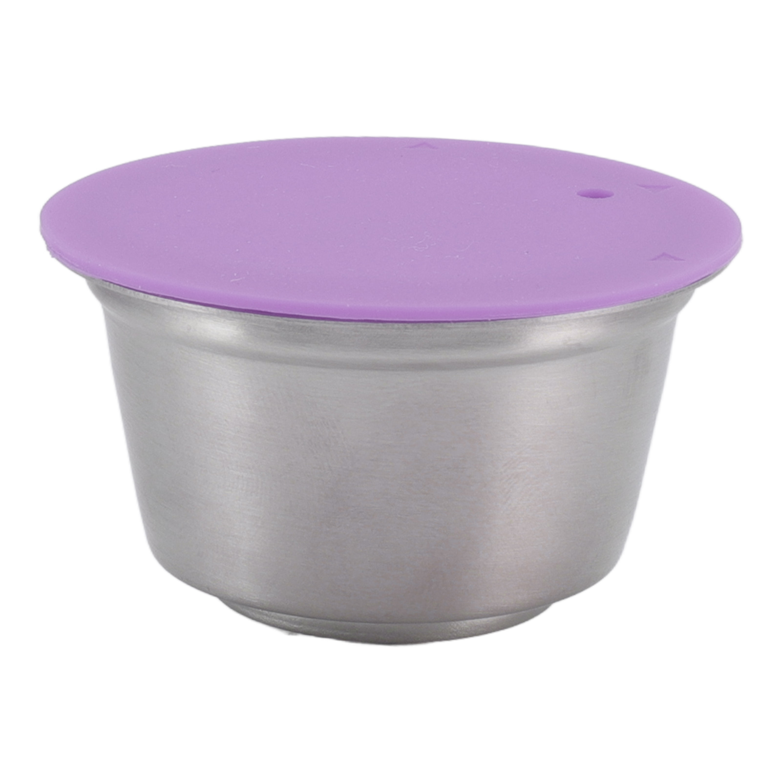 Set Wiederverwendbarer Edelstahlfilter Für Dolce Gusto Kapseln, Kompatibel Mit Nespresso Maschinen, Lila