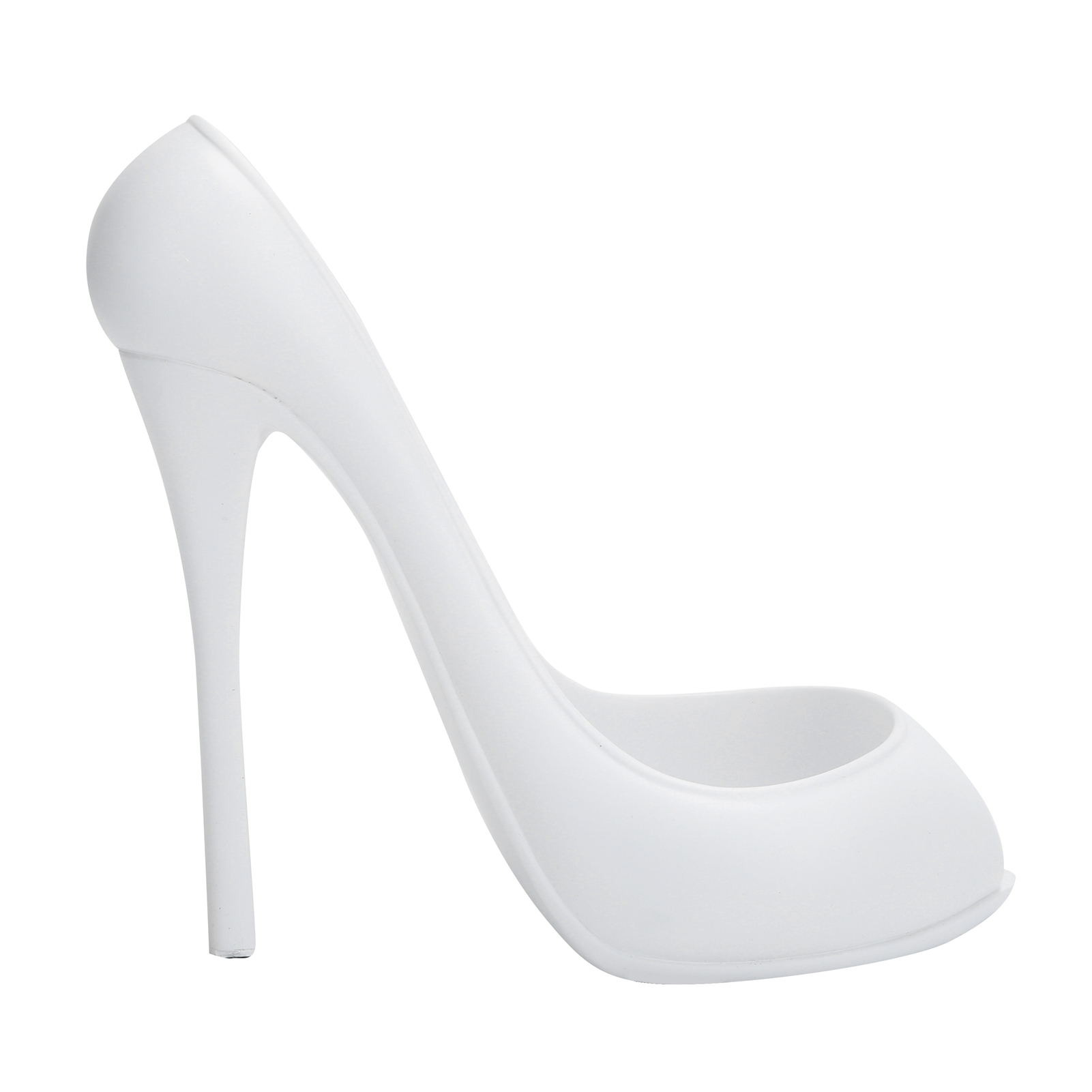 Innovatives Weinregal In Form Eines High Heels – Flaschenhalter Zur Präsentation Und Dekoration (weiß)