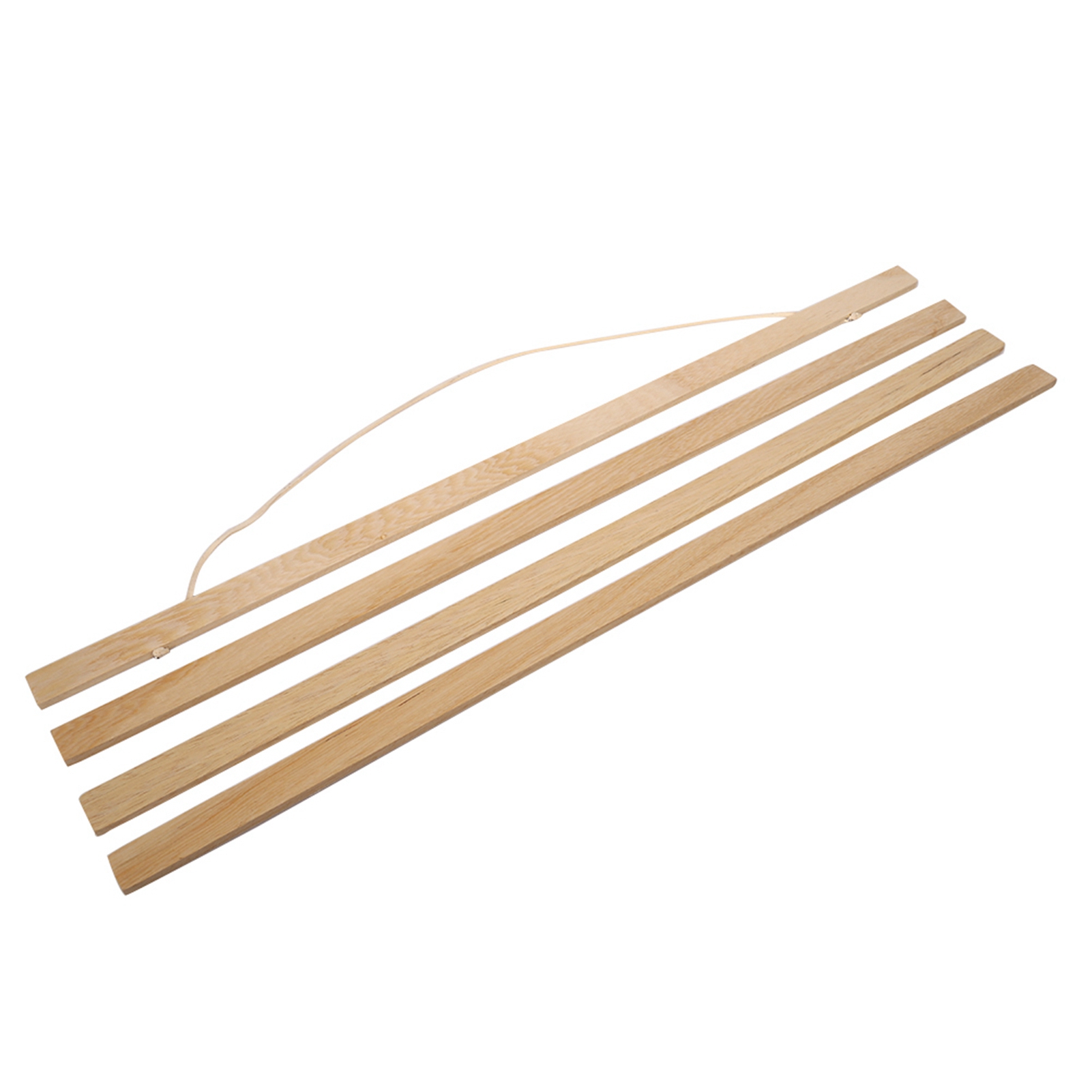 Moderner Magnetischer Bilderrahmen Aus Sägemehl, Diy-posterrahmen, Bildrollenaufhänger, Weißes Holz, 50 Cm