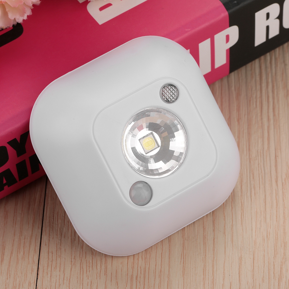 Mini-led-nachtlicht Mit Infrarot-bewegungssensor, Kabellos, Batteriebetrieben, Kleiderschranklampe, Weiß