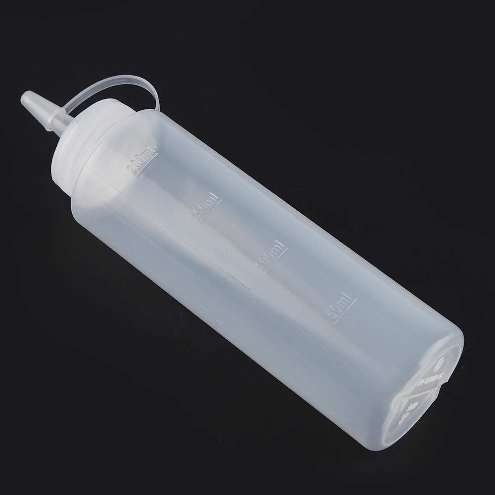 240 Ml 10 Stück / Set Kunststoff-gewürzspender Für Soßen, Öl, Sahne, Essig (weiß)