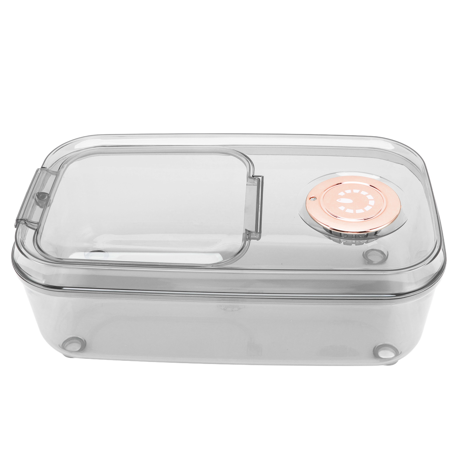 Transparenter 5-kg-reisbehälter, Insektensicher, Mit Klappdeckel Und Messbecher, Klarweiß