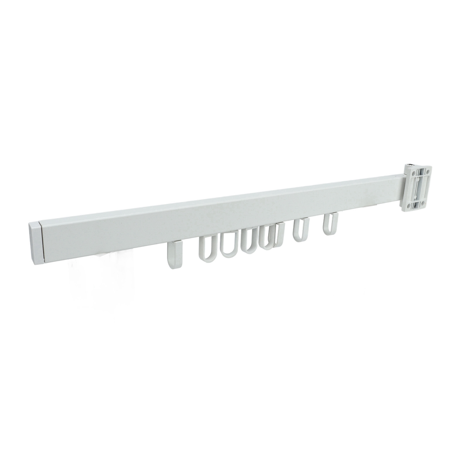Gao Wenhai Aluminium-klapphandtuchhalter, Weiß, Für Balkon, Innenbereich, Kein Bohren Erforderlich, 60 Cm Drehbarer Kleiderständer, Doppelte Montage (bohren/kein Bohren Erforderlich), Großhandelsmenge