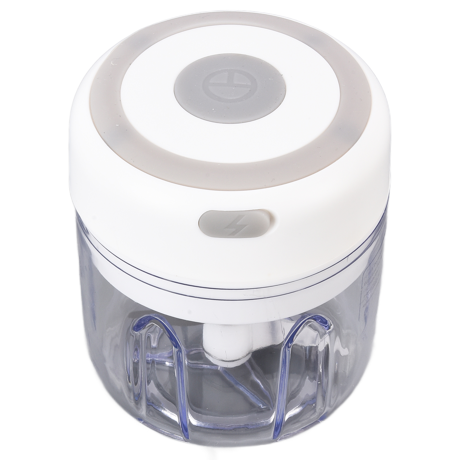 Wiederaufladbarer Usb-zerkleinerer (250 Ml) Von Ginger, Elektrische Knoblauchmühle, Babynahrungs-mixer, Weiße Küchenmaschine Mit Integriertem Akku