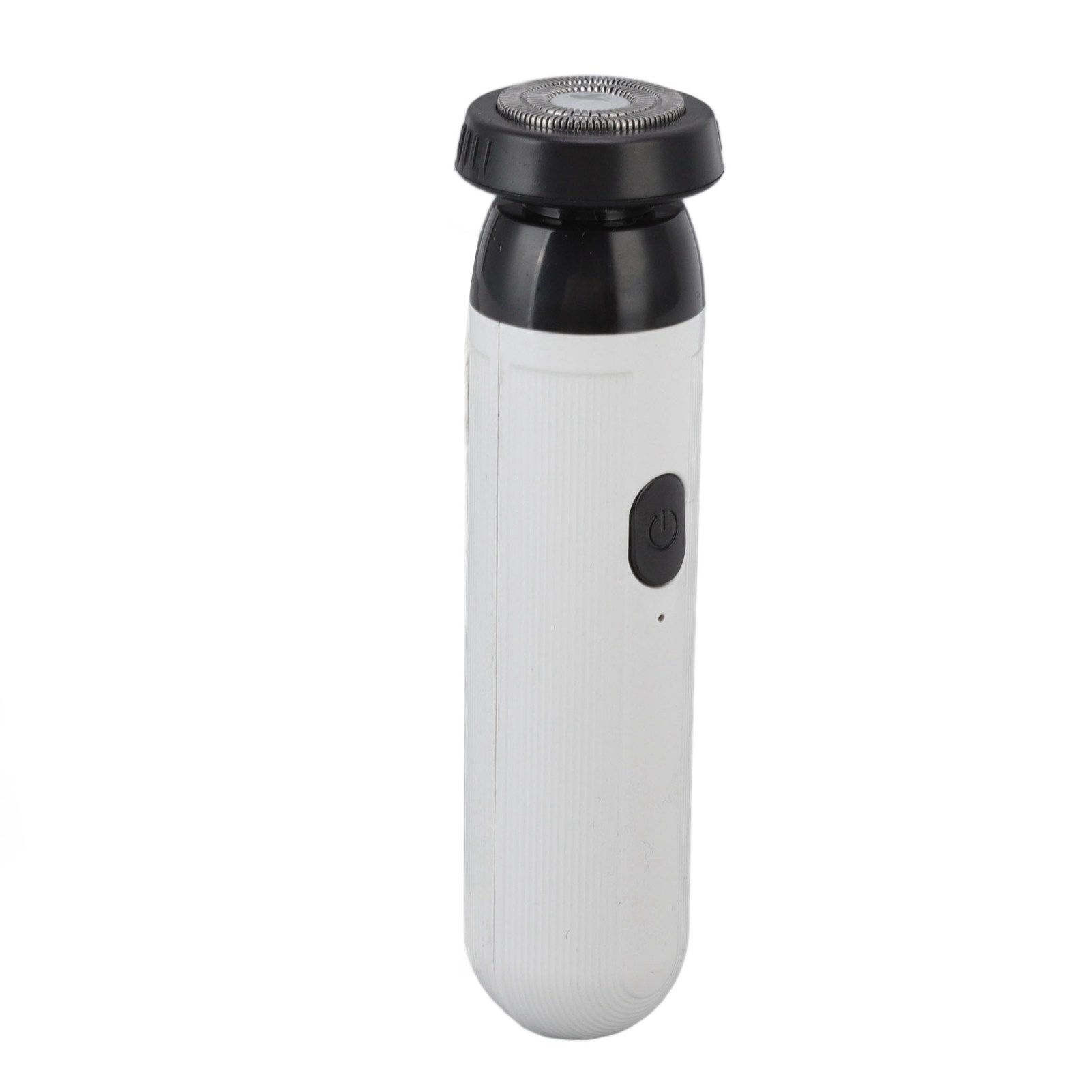 2er-pack Mini-elektrorasierer Mit Integriertem Lithium-akku, Rotationskopf Und Weißem Reisetrimmer Für Die Autorasur.