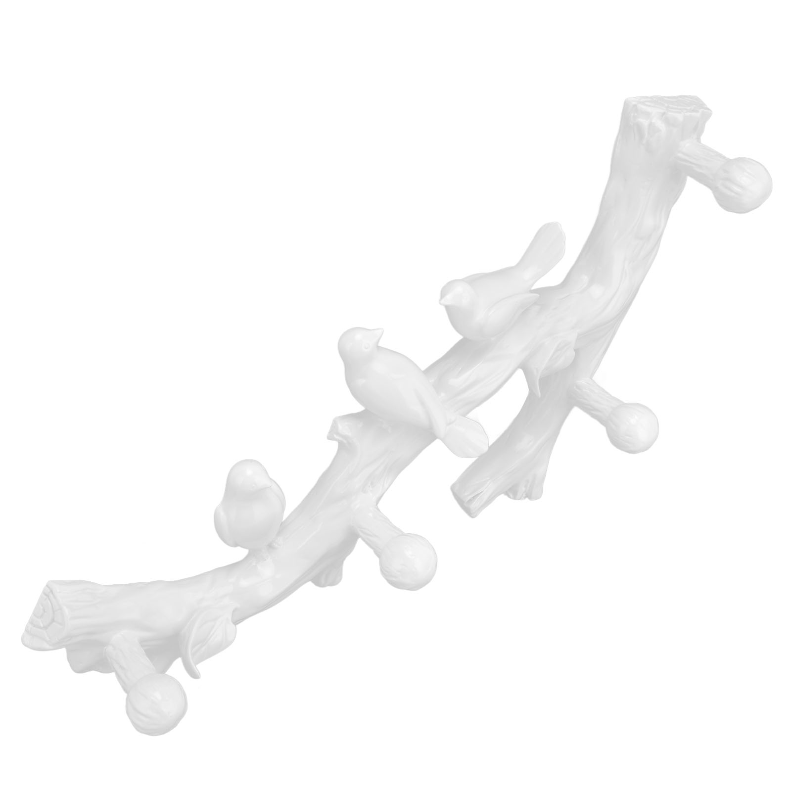 3d-vogel-förmige Klebehaken Für Die Wand, Originelle Innendekoration, Kein Bohren Erforderlich, Garderobenständer Für Den Eingangsbereich, Für Mäntel Und Kleidung, Weiße Wandhalterung, Kleines Modell