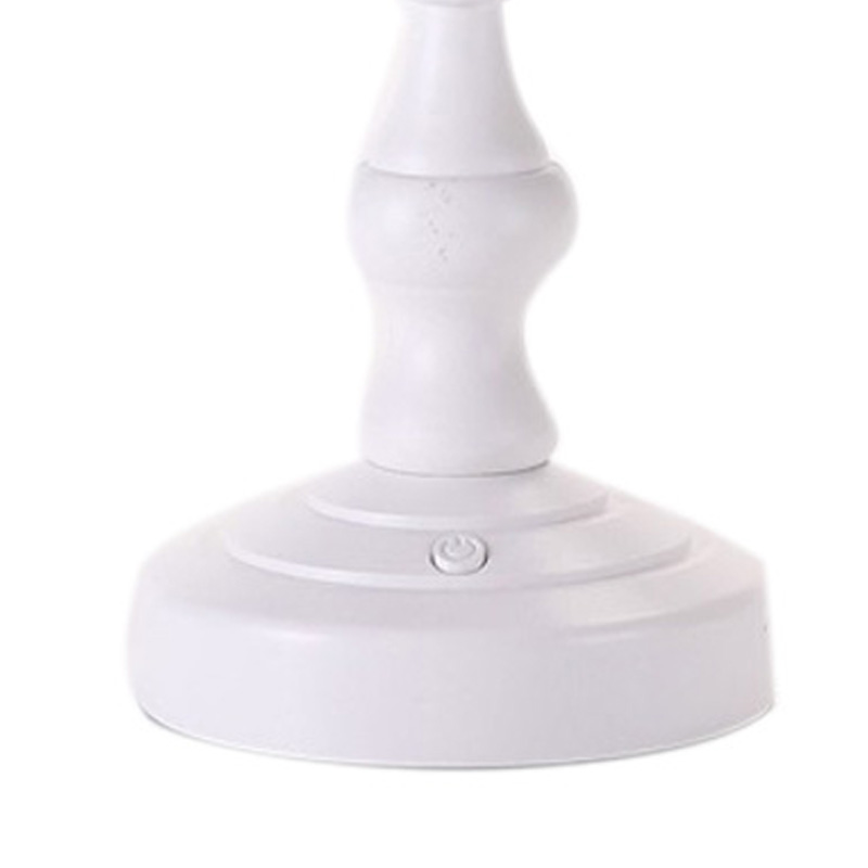 Nachttischlampe Im Retro-lotus-stil, Romantisches Nachtlicht Für Mädchen, Nordische Schlafzimmerdekoration, Mini-lampe Ld05 Weiß