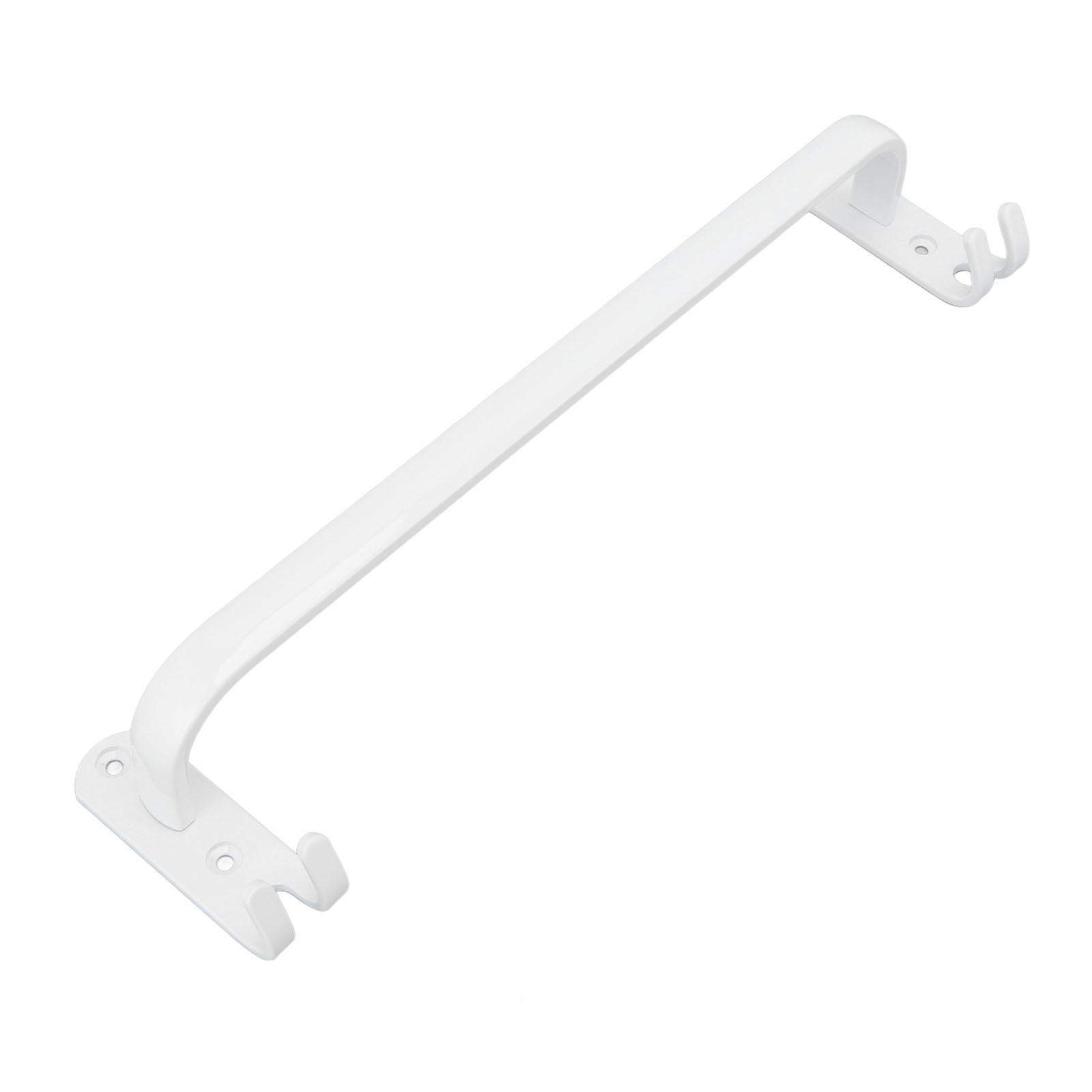 Weißes Badezimmer-accessoire-set, Wandhandtuchhalter, Handtuchhaken, Modernes Design-handtuchset