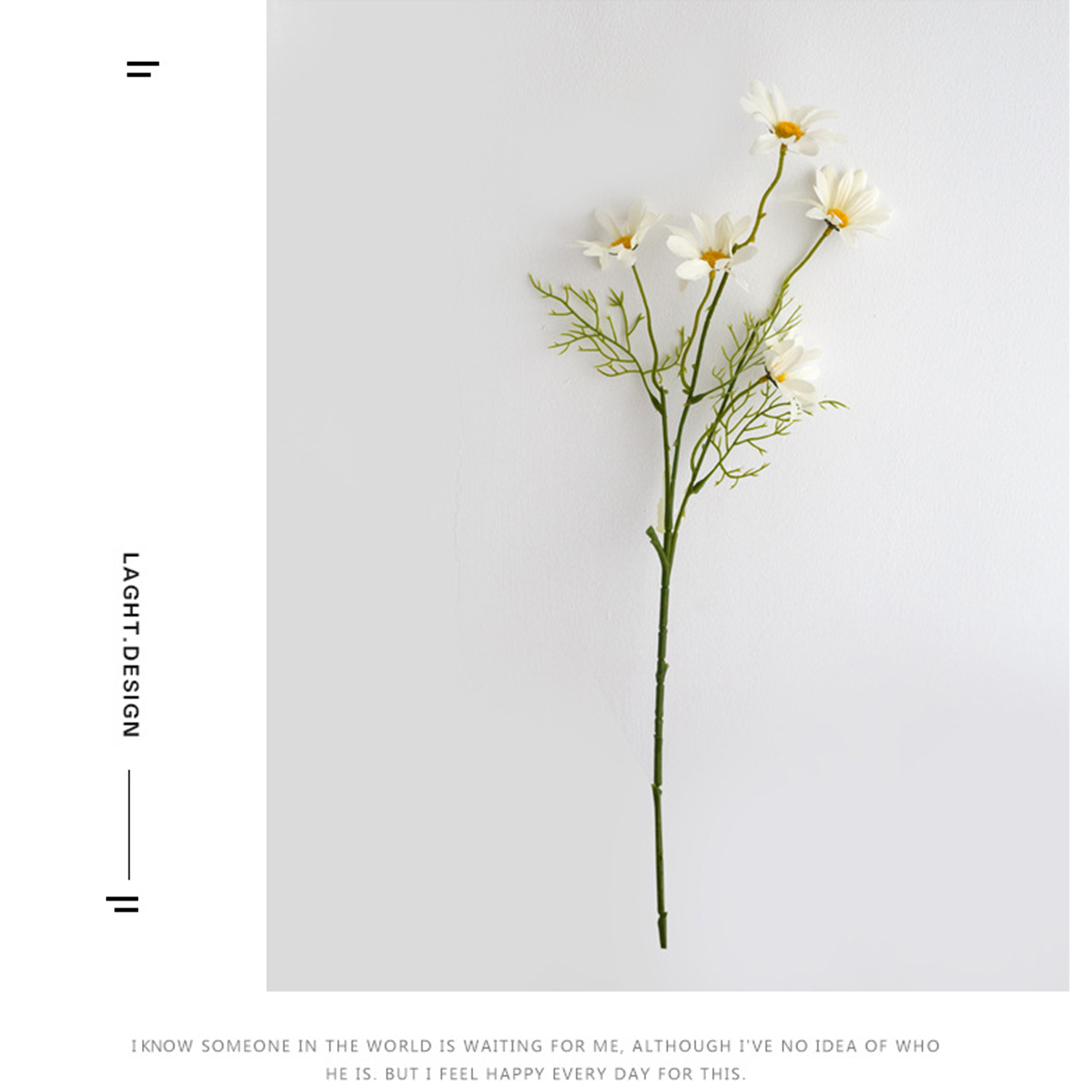 Strauß Künstlicher Gänseblümchen Und Chrysanthemen, Wohnzimmerdekoration, Rustikale Trockenblumen, Weiß, Set Zimmerpflanzen