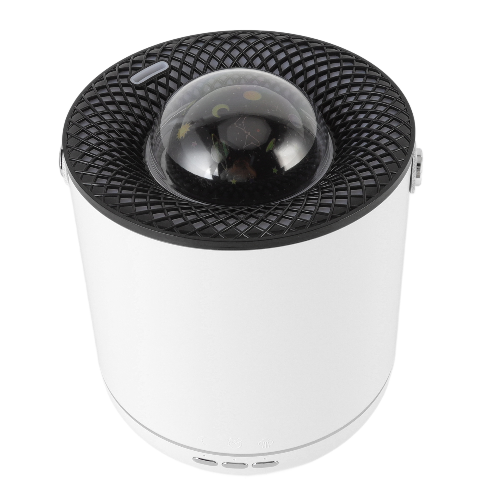 Ultraschall-diffusor Für Ätherische Öle, 450 Ml, Mit Projektorlampe Und 360°-drehfunktion, Integriertem Nachtlicht, Für Büro Und Zuhause, Weiß.