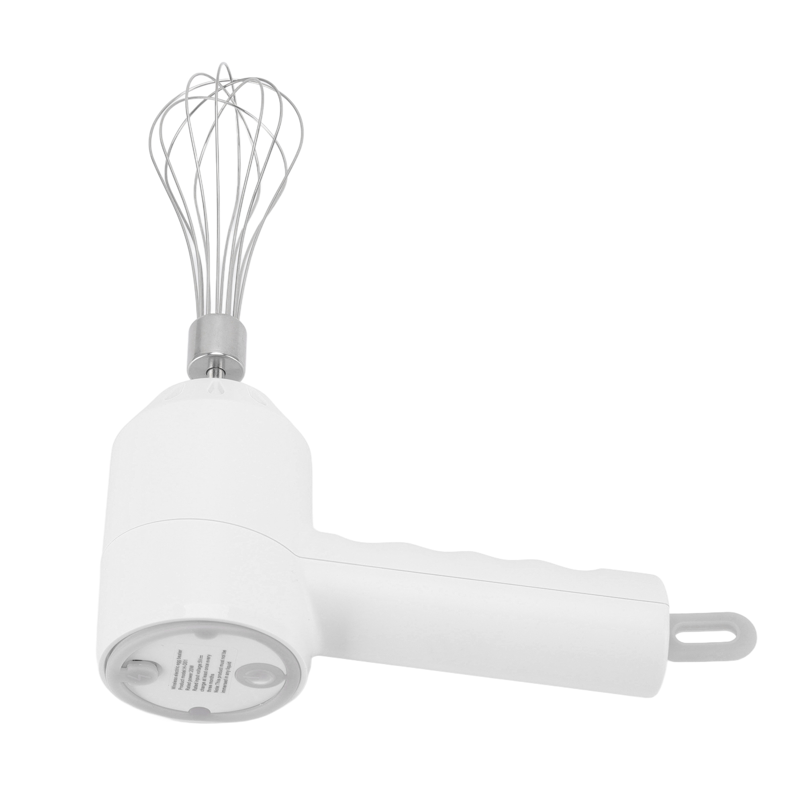 Mini-akku-elektro-schneebesen, Weiß, Für Gebäck, Sahne, Kuchen, Tragbarer Mixer Mit Eingebautem Akku.