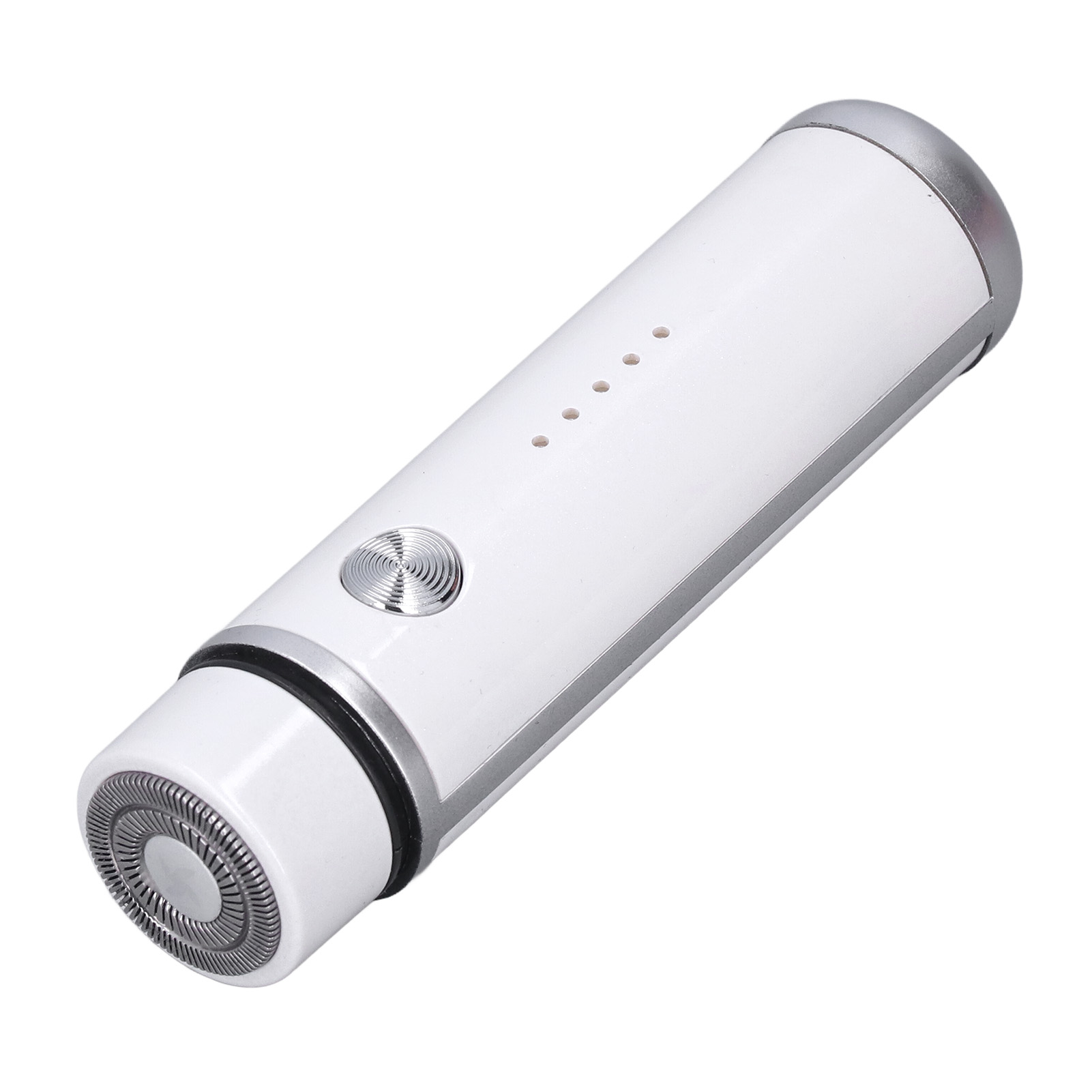 Wiederaufladbares Usb-lithium-elektrorasierer-set 013, Wiederaufladbarer Barttrimmer Mit Akkuanzeige, Weiß, Für Damen Und Herren, Wiederaufladbar