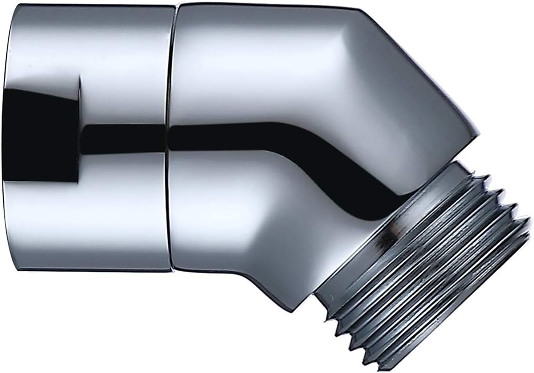 Adaptateur Pommeau De Douche Coude 135° - Joint Vivant Cuivre, Pour Douche À Main, Installation Facile