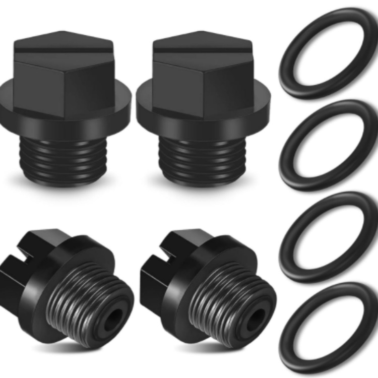 Bouchon De Vidange Noir Hayward Spx1700fg Avec Joint Torique - Compatible Avec Pompes De Piscine