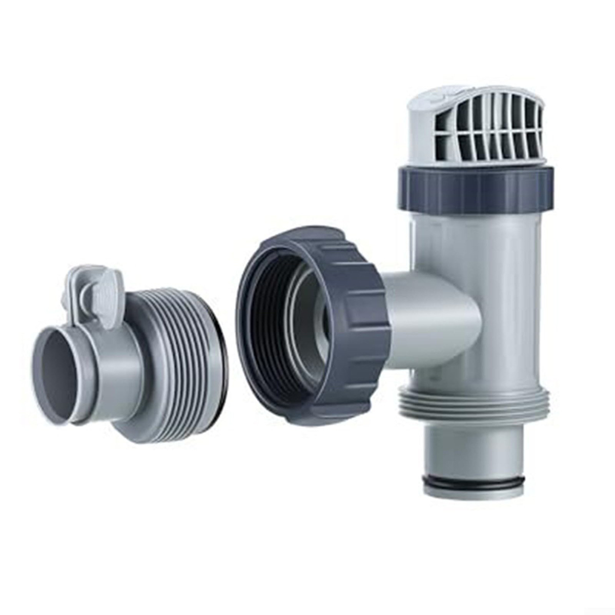 Raccord À Clapet Pour Tuyau De Pompe De Filtration - Compatible Intex 28635eg, 28633eg, 28671eg