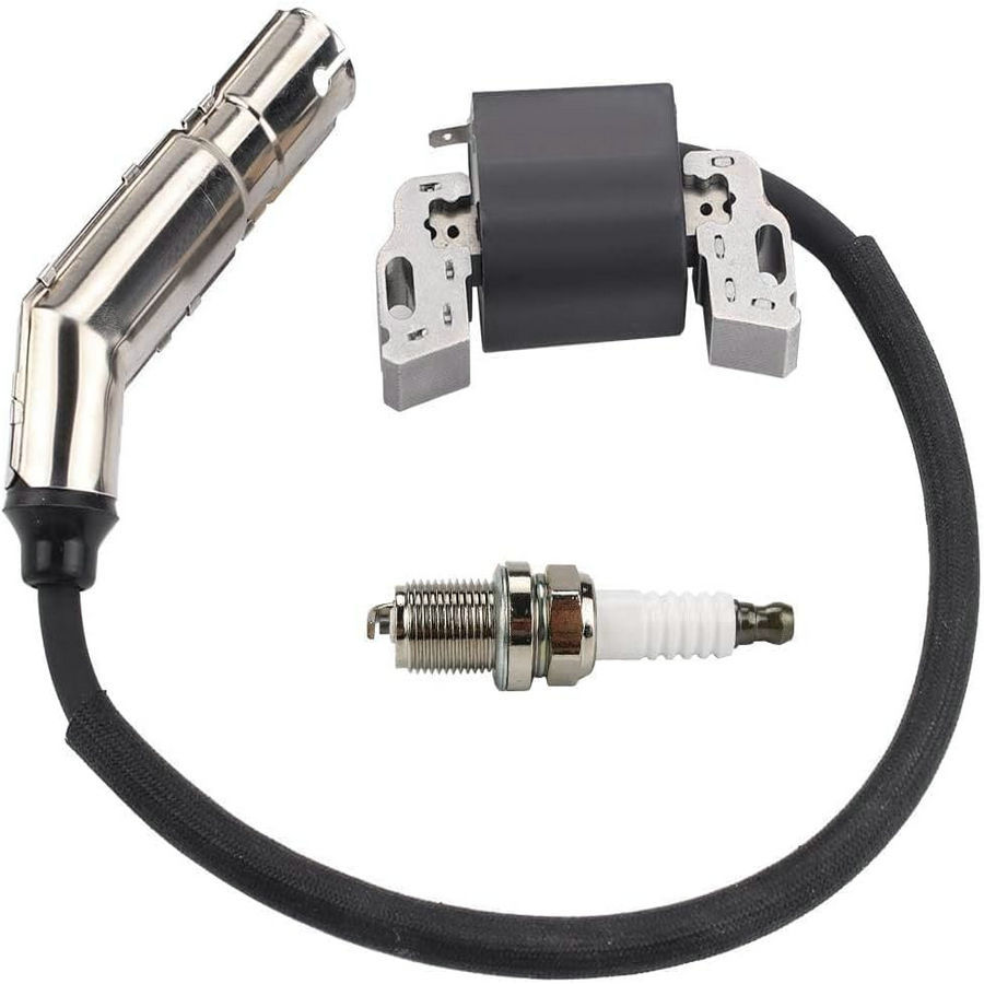 Kit Bobine D'Allumage Avec Bougie Pour Tronçonneuse - Compatible Références 715231, 595304, 795315, 592841 - Haute Fiabilité