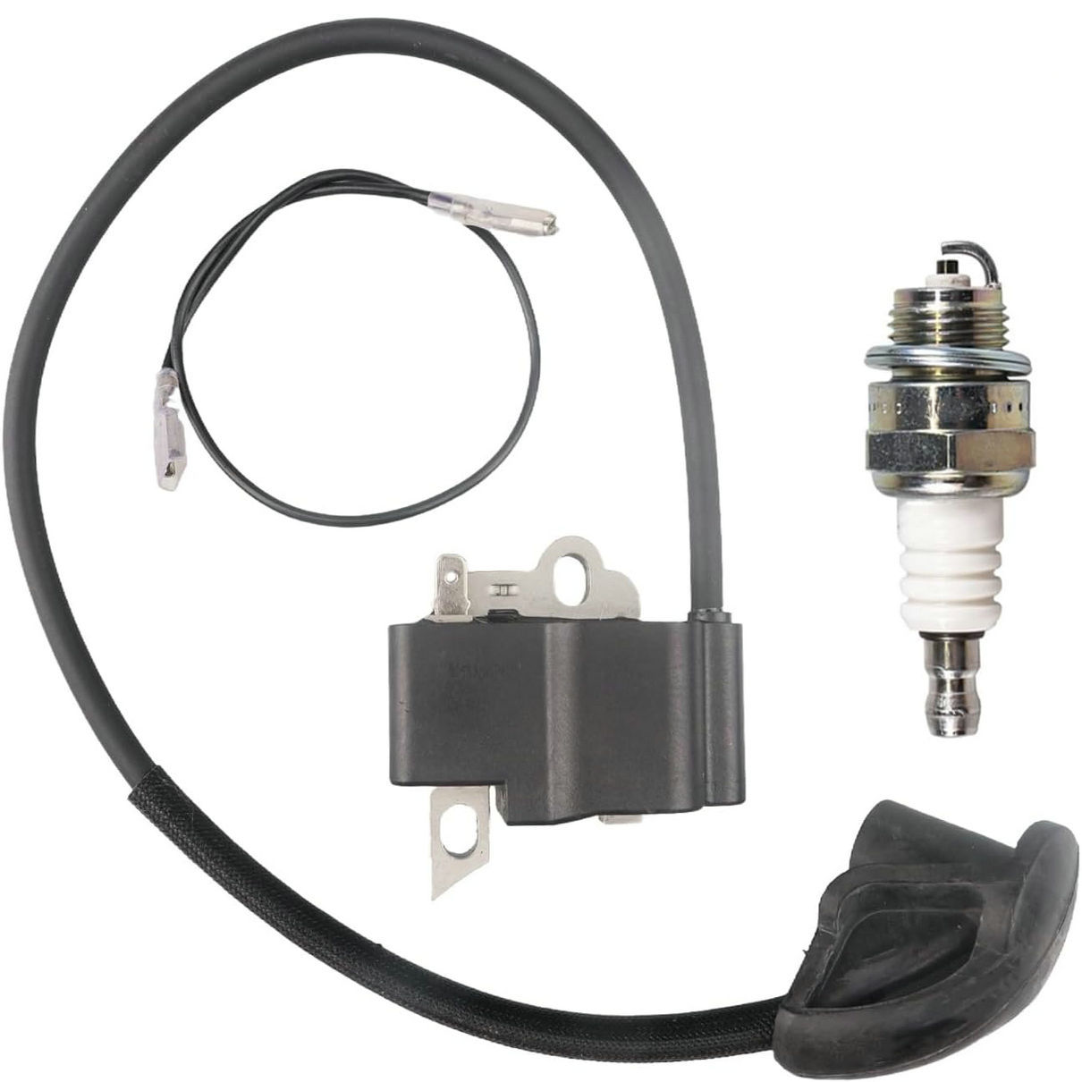 Bobine D'Allumage Pour Débroussailleuse Fs120, Fs120r, Fs200, Fs200r, Fs250 - Avec Bougie
