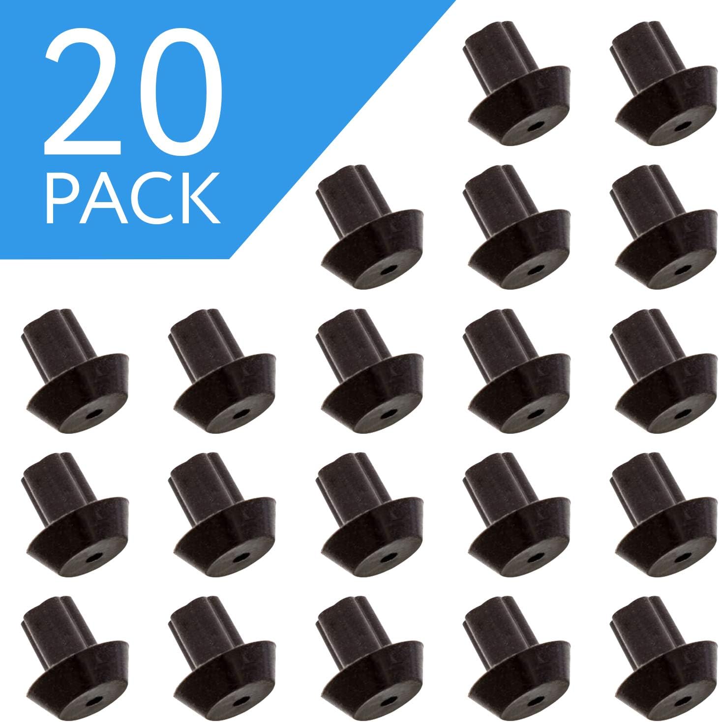 Pieds En Caoutchouc Pour Brûleur De Cuisinière À Gaz Ge - Lot De 20, Compatible Avec Les Pièces Wb2k101, Wb02t10461, Ap2622260