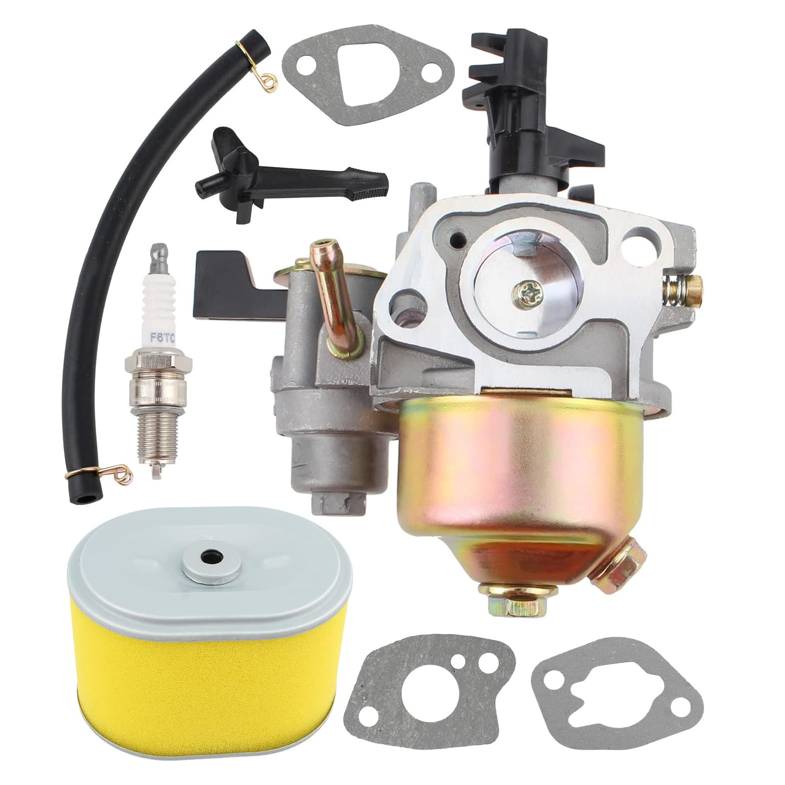 Filtre À Air Et Kit Pour Carburateur Tillotson Hs-274e - Compatible Scie À Béton Ts400, Réf. 42231200600