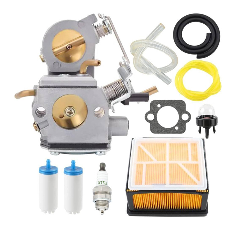 Ensemble Carburateur Pour Tondeuse - Compatible 590399, 796077, 21a707, 21rr77, 721a90, 721a97