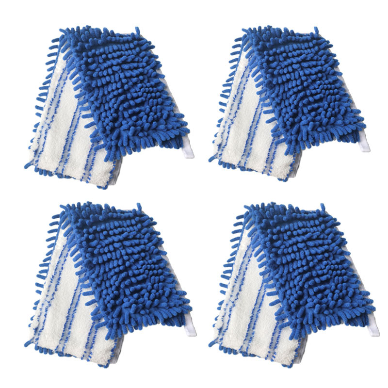 Chiffon De Nettoyage En Microfibre Type Chenille - Compatible Balais O-cedar - Pour Capturer Poussière Et Poils