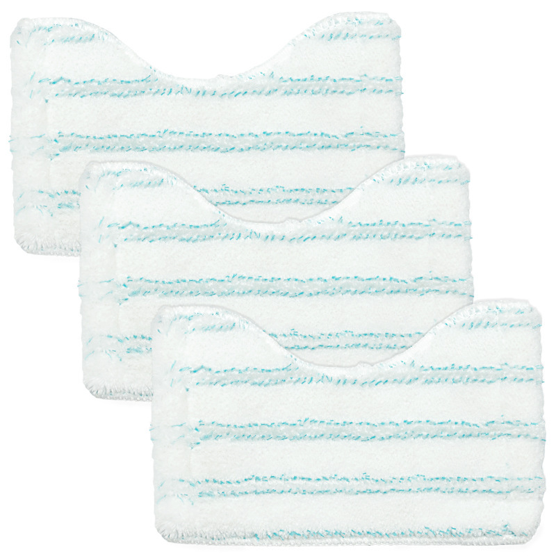 Lot De 3 Pads De Rechange Compatibles Leifheit - Têtes En Microfibre Pour Nettoyeur De Vitres, Pads Lavables Et Réutilisables