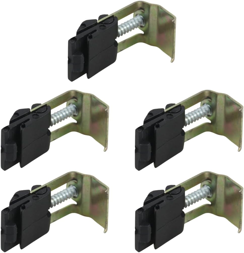 Lot De 5 Pinces En Acier Inoxydable, Clips De Fixation Sous Évier De Cuisine, Accessoires Pour Évier, Encastrables Arc Réglable, Pince Cuisine Inox, Convient Pour Buanderies, Salles De Douche