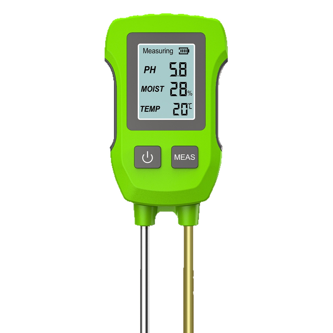 Testeur De Sol 3-en-1 Professionnel, Mesure Ph Humidité Température Du Sol, Pour Jardinage, Arboriculture, Culture En Pot, Sonde Longue 25cm, Écran Numérique