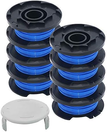 Convient Aux Bobines De Tondeuse Ryobi - Compatible Avec Ac14rl3a/ac14hca, Comprend Une Tête De Coupe Et Un Capuchon De Protection.